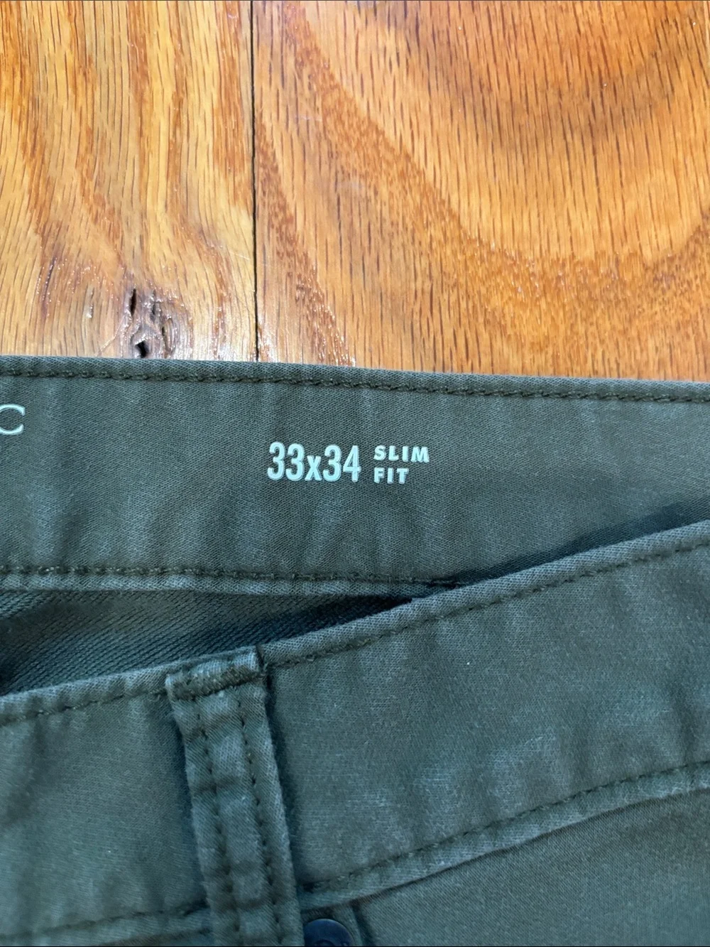 Banana Republic Slim Men's Olive Green Jeans